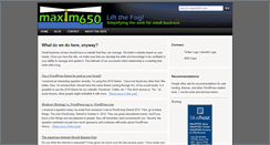 Desktop Screenshot of maxim650.com