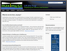 Tablet Screenshot of maxim650.com